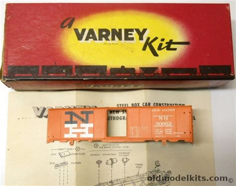 Varney 1/87 New Haven Metal Box Car With Trucks 